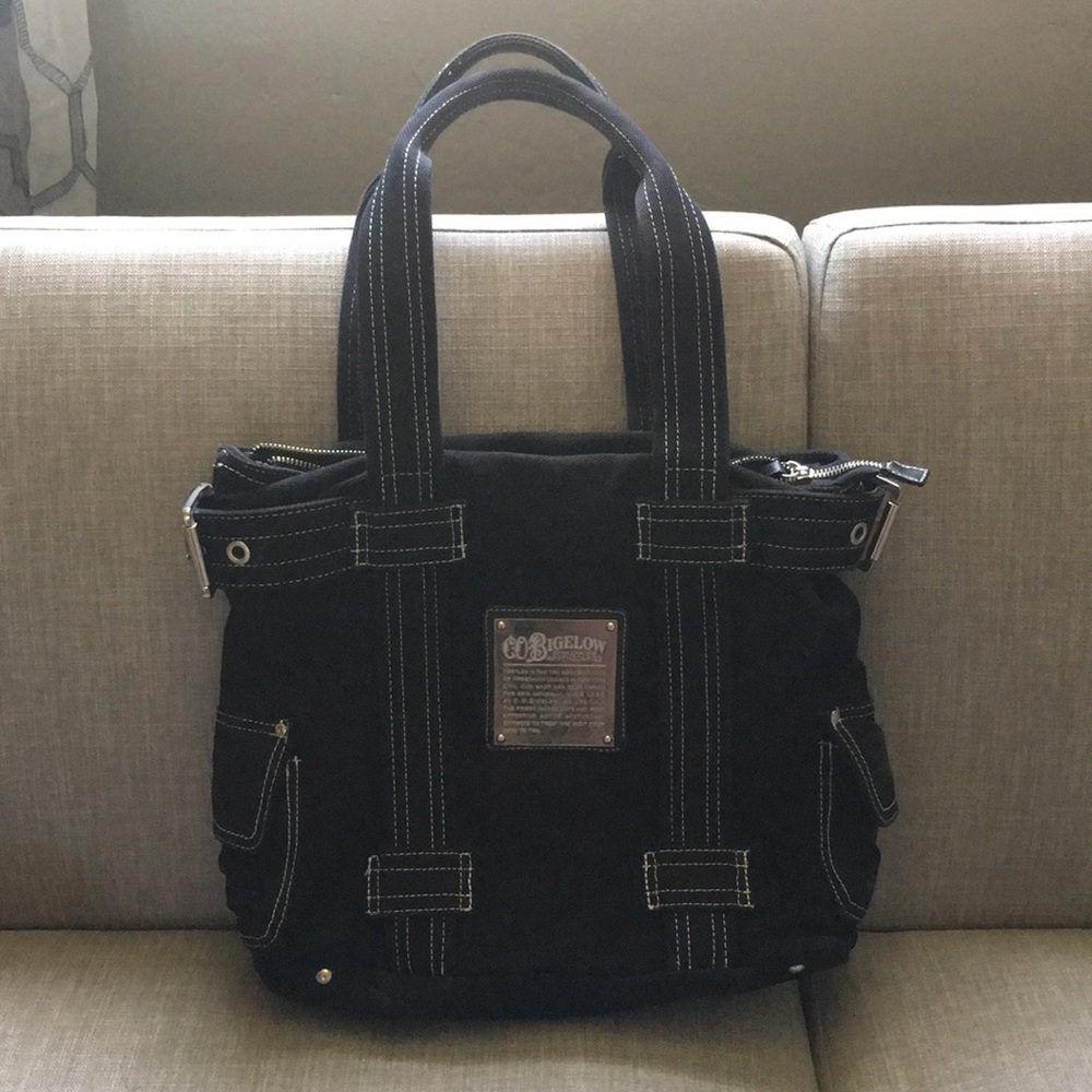 Black Canvas Tote Bag